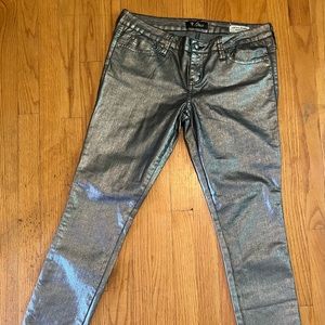 Silver Guess size 30 Maxine legging